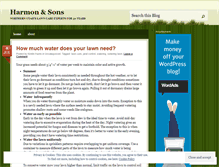 Tablet Screenshot of harmonandsons.wordpress.com