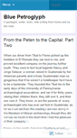 Mobile Screenshot of bluepetroglyph.wordpress.com