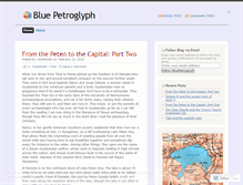 Tablet Screenshot of bluepetroglyph.wordpress.com