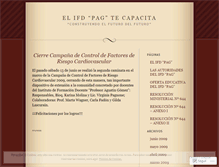 Tablet Screenshot of ifdpagcapacitacion.wordpress.com