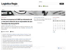 Tablet Screenshot of logisticaregia.wordpress.com