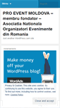 Mobile Screenshot of proeventmoldova.wordpress.com