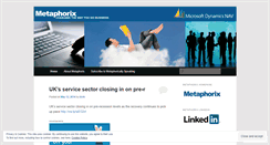 Desktop Screenshot of metaphorix.wordpress.com