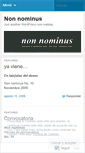 Mobile Screenshot of nonnominus.wordpress.com