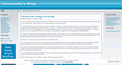 Desktop Screenshot of julescosby.wordpress.com
