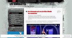 Desktop Screenshot of lesjumoristes.wordpress.com