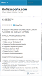 Mobile Screenshot of koflexsports.wordpress.com