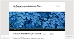 Desktop Screenshot of parkingtipsforlaguardia.wordpress.com