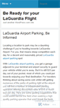 Mobile Screenshot of parkingtipsforlaguardia.wordpress.com