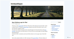 Desktop Screenshot of bestipad2apps.wordpress.com
