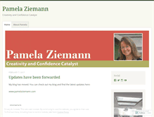 Tablet Screenshot of pamelaziemann.wordpress.com