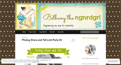 Desktop Screenshot of ngnrdgrl.wordpress.com