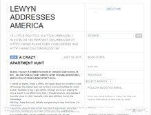 Tablet Screenshot of mlewyn.wordpress.com