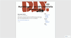 Desktop Screenshot of abfmusik.wordpress.com