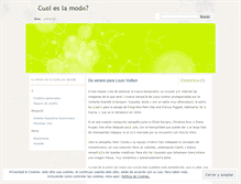 Tablet Screenshot of modas.wordpress.com