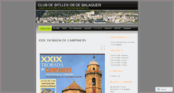 Desktop Screenshot of bitllesos.wordpress.com