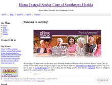 Tablet Screenshot of homeinsteadswflorida.wordpress.com