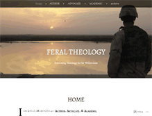 Tablet Screenshot of feraltheology.wordpress.com