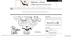 Desktop Screenshot of librospaginaslibres.wordpress.com