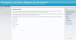 Desktop Screenshot of consultorjuridicodigital.wordpress.com