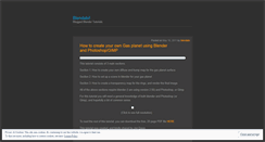 Desktop Screenshot of blendabi.wordpress.com