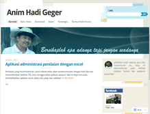 Tablet Screenshot of animhadi.wordpress.com