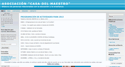 Desktop Screenshot of lacasadelmaestro.wordpress.com