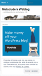 Mobile Screenshot of metadude.wordpress.com