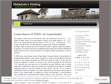 Tablet Screenshot of metadude.wordpress.com
