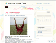 Tablet Screenshot of momentoscomdeus.wordpress.com