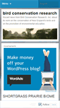 Mobile Screenshot of birdconservationresearch.wordpress.com
