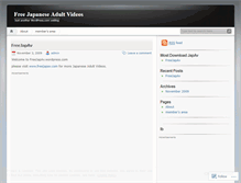 Tablet Screenshot of freejapav.wordpress.com