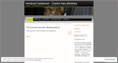 Desktop Screenshot of immanuelgyulekezet.wordpress.com