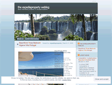 Tablet Screenshot of expediaproperty.wordpress.com