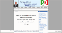 Desktop Screenshot of guidomelis.wordpress.com