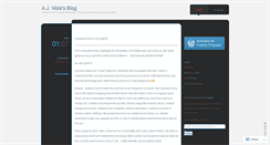 Desktop Screenshot of ajviola.wordpress.com
