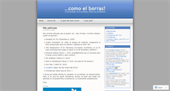 Desktop Screenshot of comoelborras.wordpress.com