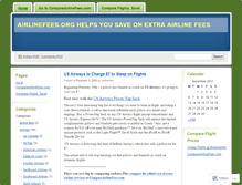 Tablet Screenshot of airlinefees.wordpress.com