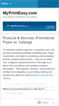 Mobile Screenshot of myprinteasy.wordpress.com