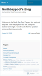 Mobile Screenshot of northbaypool.wordpress.com