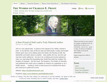 Tablet Screenshot of charlesfrostpoetry.wordpress.com