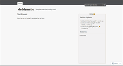 Desktop Screenshot of daddymatic.wordpress.com