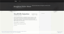 Desktop Screenshot of houghtonpoliceabuse.wordpress.com