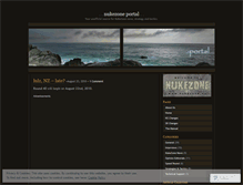 Tablet Screenshot of nukezoneportal.wordpress.com