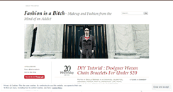 Desktop Screenshot of fashionisabitch.wordpress.com