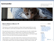 Tablet Screenshot of karensandler.wordpress.com