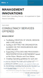Mobile Screenshot of managementinnovations.wordpress.com