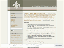 Tablet Screenshot of managementinnovations.wordpress.com