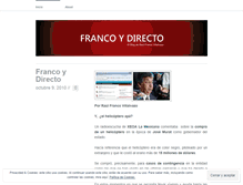 Tablet Screenshot of francoydirecto.wordpress.com