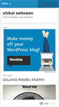 Mobile Screenshot of chikalsetiawan.wordpress.com